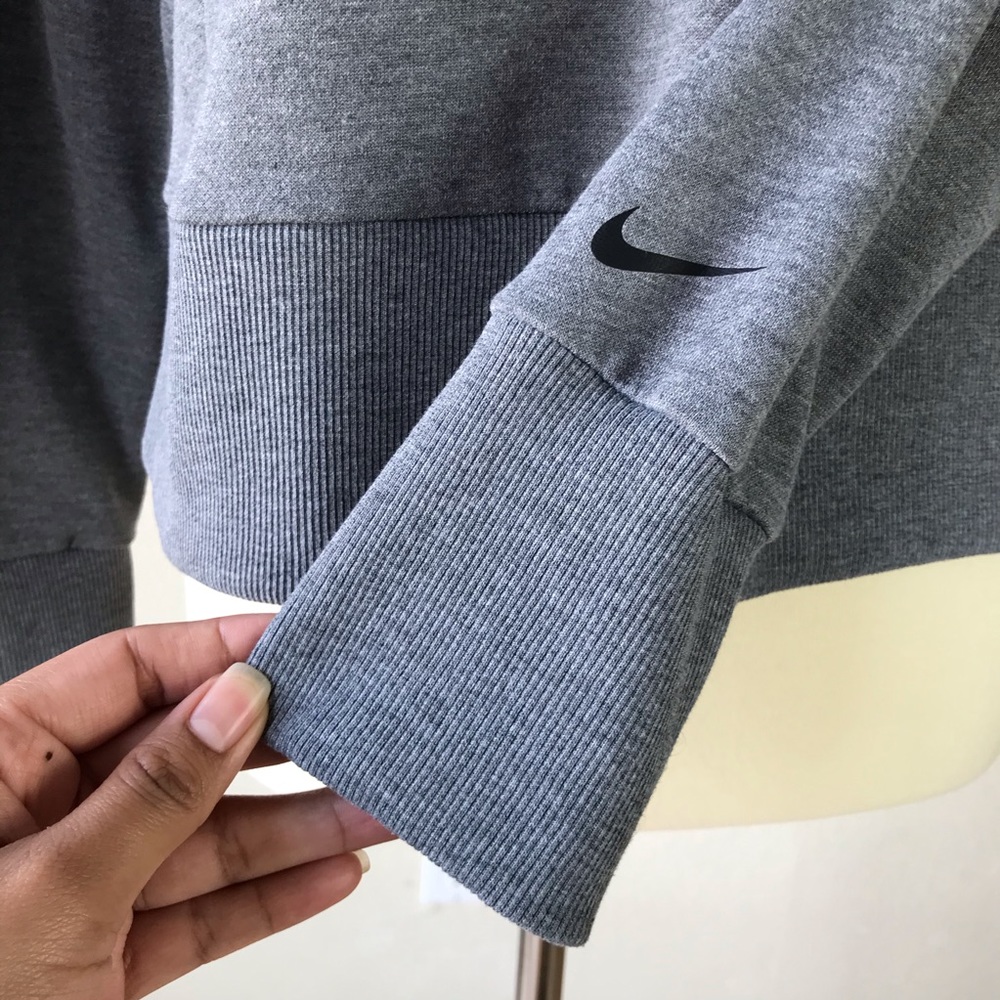 Nike Heather Gray Pullover Sweater - Picture 6 of 8
